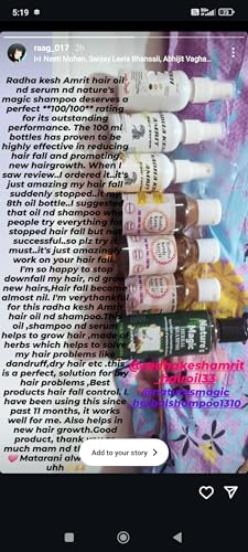 Radha Kesh Amrit Natural Hair Oil