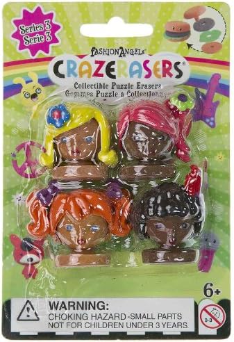 CrazErasers Collectible Erasers ~ The Fashion Angels (Series 3)