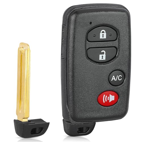 Clé intelligente 4 boutons Keyecu pour Prius 2010-2015 à haute fréquence 314,3 MHz