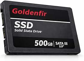 SSD Goldenfir SATA III 2.5” Alta Velocidade – Disco de Estado Sólido para Notebook e PC – Capacidade (1, TB)