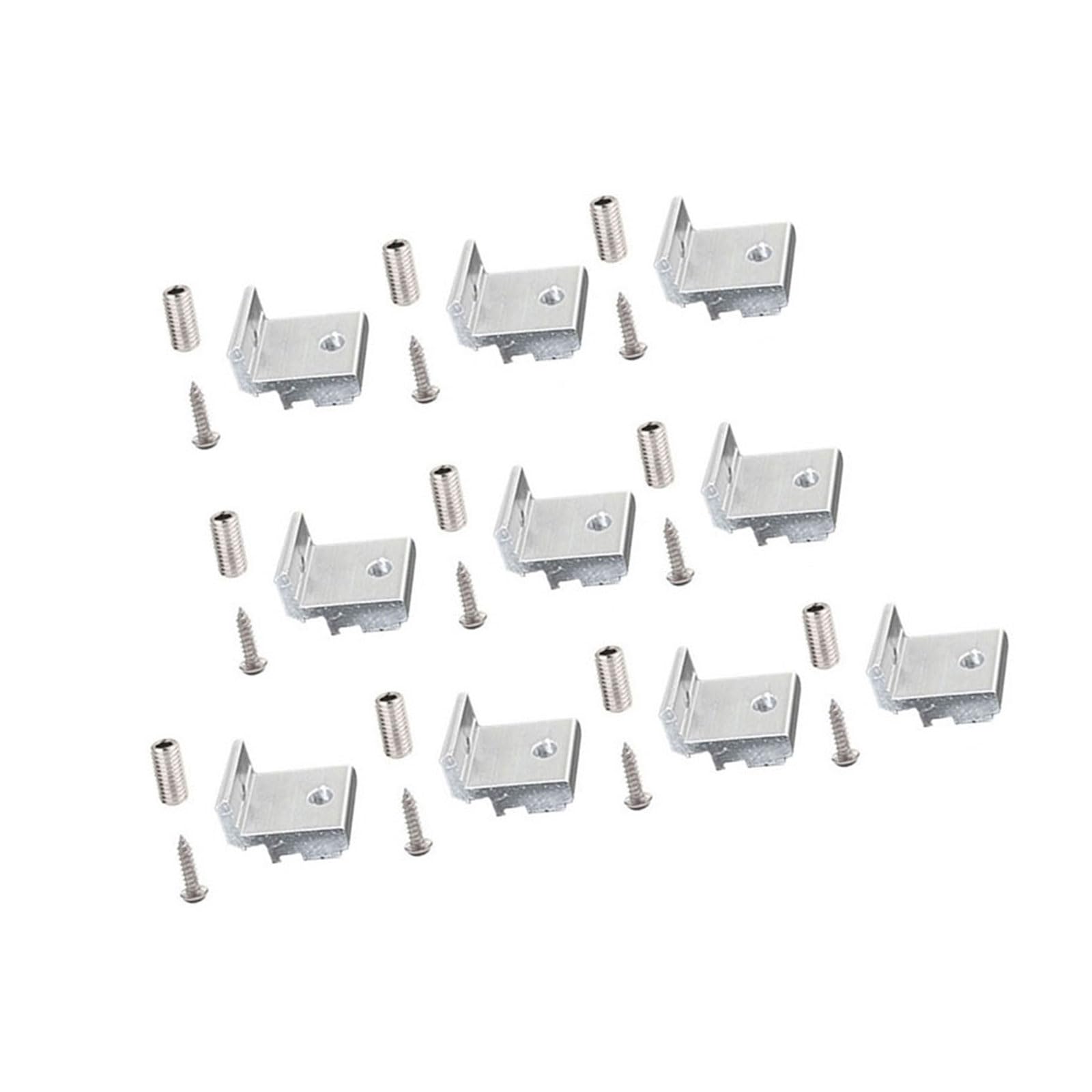 10Pcs Aluminum Alloys Shelf Brackets Compatibility with 202 3030 4040 for Sturdy and Quickly Assembly Aluminum Profile