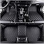 enheng Car Mats Fit for BMW 1 2 3 4 5 6 7 8 Series X1 X2 X3 X4 X5 X6 X7 GT Waterproof car Floor mats Custom Style Full Coverage All Weather Protection Non-Slip Leather Floor Liners (Black)