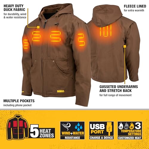 Image of DEWALT Heated Lightweight Soft Shell Jacket DEWALT Heated Lightweight Soft Shell Jacket Kit