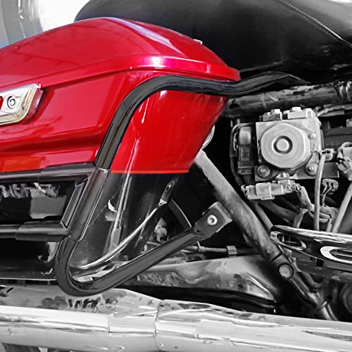 Kit de Soportes Protector para Alforjas Compatible con Harley Touring Street Road Glide Electra Glide Road King 2014 en adelante (Negro) miniatura 3
