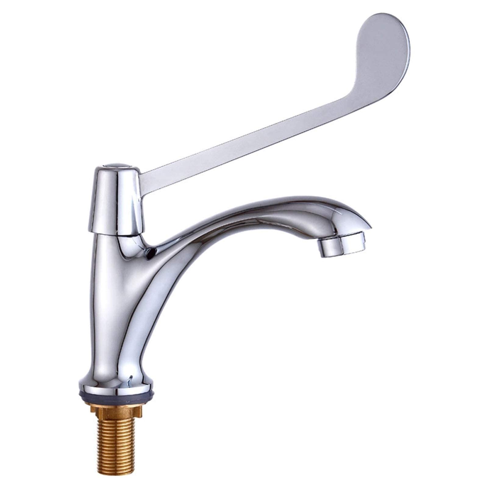 Grifos De Cocina, Grifo, Grifo De Baño, Grifo Mezclador Monomando De Cobre con Codo Táctil, Grifo Moderno De Laboratorio, Grifo De Hospital con Mango Largo.