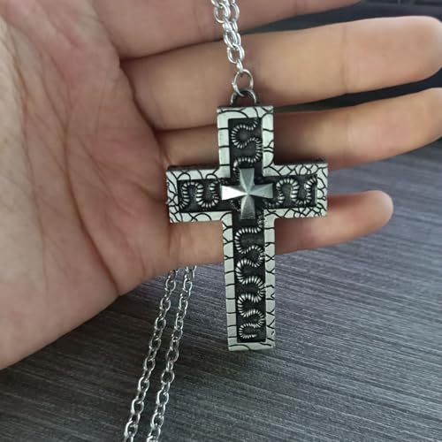 Openable Cross Redemption Necklace, Metal Cross-Shaped Pendant Necklaces with Dark Box, Fashion Vintage Handmade Men's and Women's Pendant Jewellery, Fashion Gift Ideas3