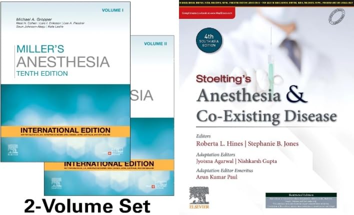 Buy Miller's (Author) Miller's Anesthesia International Edition, 2