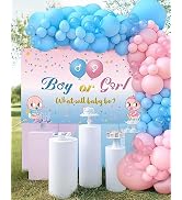 Kt arche de ballon bleu et rose Kt de révélaton de genre - Etsy France