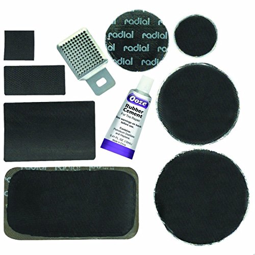 56pc Auto Car Tire Repair Radial Innertube Inner Tube Rubber Hole Patch Tool Kit