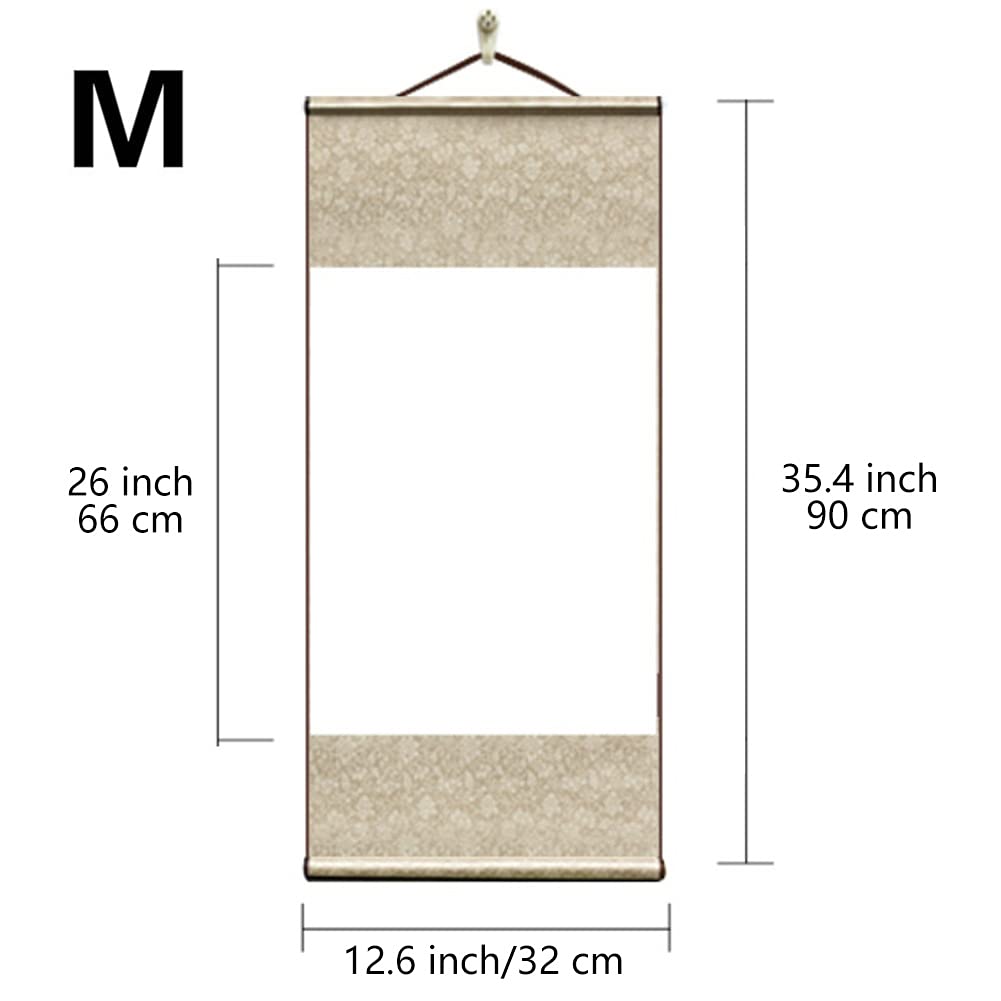 Tong Gu 1X Blank Xuan Paper Scroll Painting Chinese Writing Wall Scrolls Calligraphy Art Supply (M)