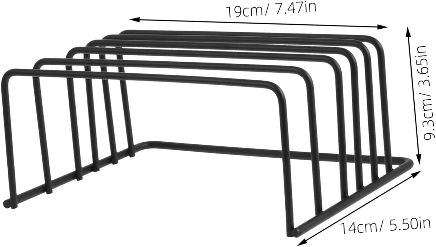 2pcs Kitchen Pot Rack Holder Dish Drying Rack Container Lid Organizer Pan Cover Bakeware Storage