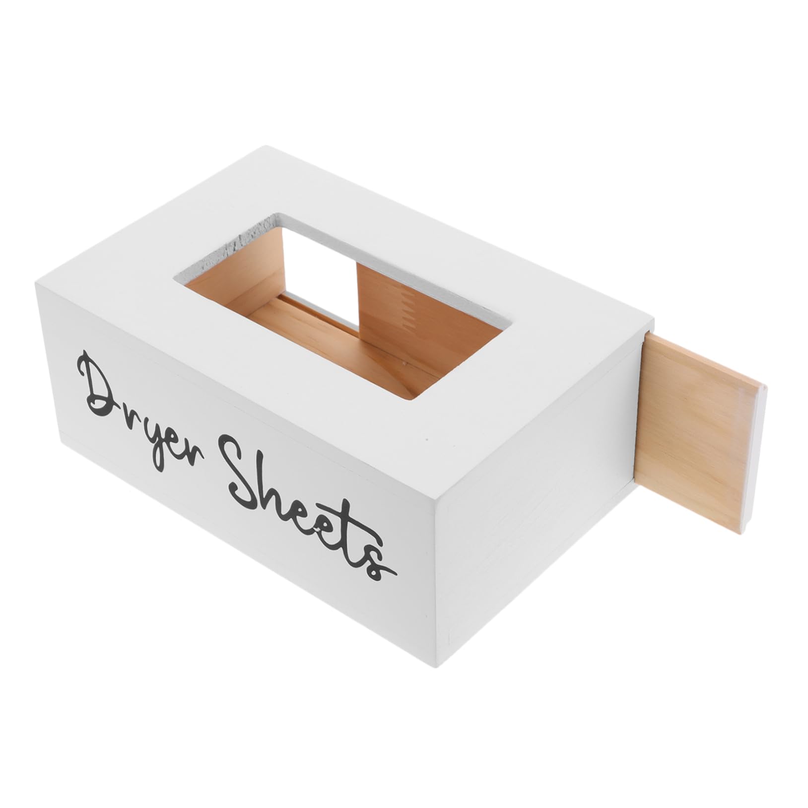 Wakauto Rustic Wooden Napkin Dispenser Tabletop Tissue Paper Holder for Home Office