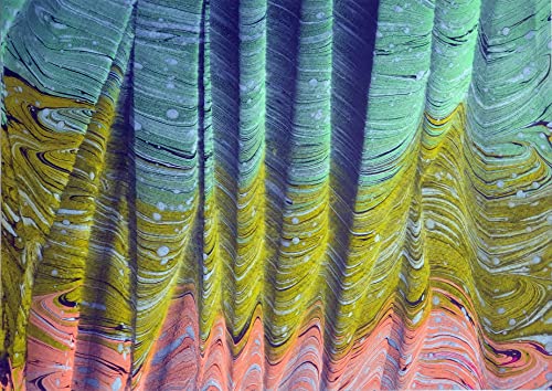 (DIN A3) Edelstahl Marmorierwanne ca. 30,5 × 43,0 × 5 cm – Rostfrei | Marbling Tray aus Edelstahl | Plateau à marbrure – Acier inoxydable | Wasserwanne für Ebru Technik, DIY & kreative Kunst