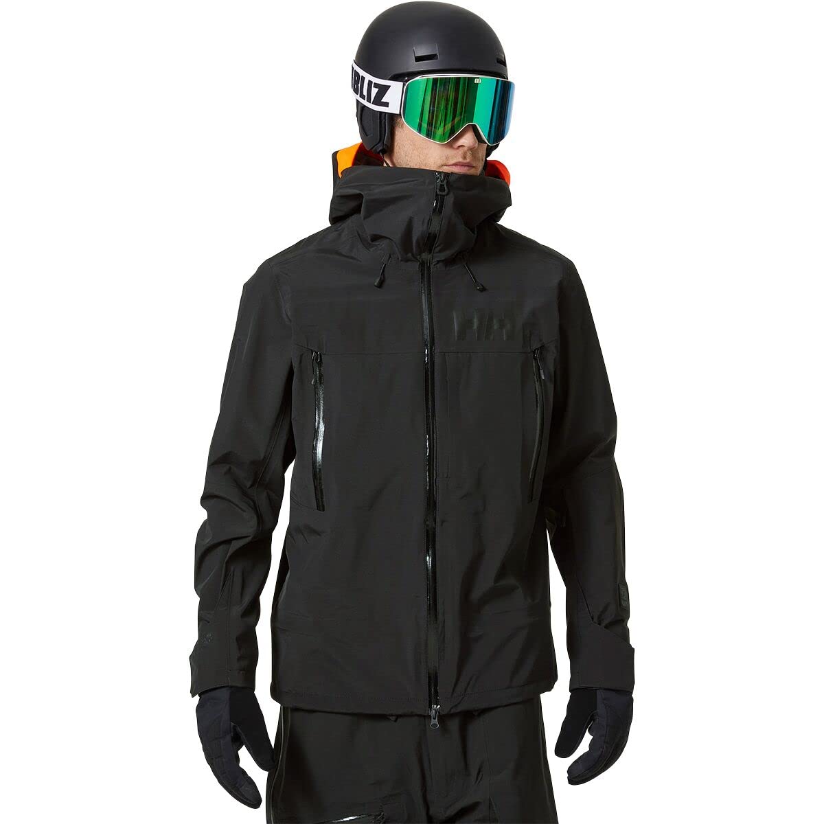 Helly-Hansen Sogn Shell 2.0 Jacket for Men, Premium Waterproof Skiing-Jacket with Breathable Fabric, Ideal for Winter Sports, 990 Black - XL