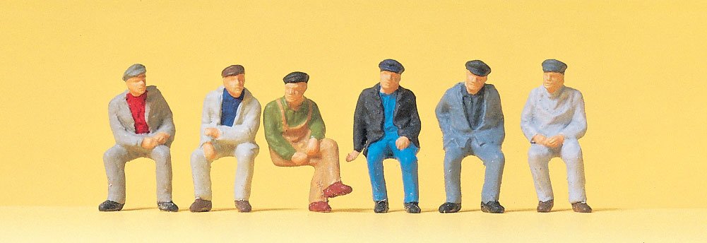 Preiser 14084 Seated Workers
