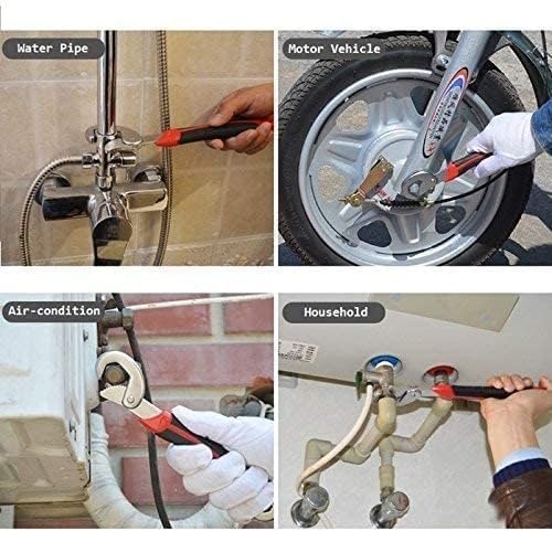 Multifunction Stainless Steel Socket Adjustable Universal Wrench Set Tools Snap and Grip Open End Snap N Grip Tool Spanner Tool Kit