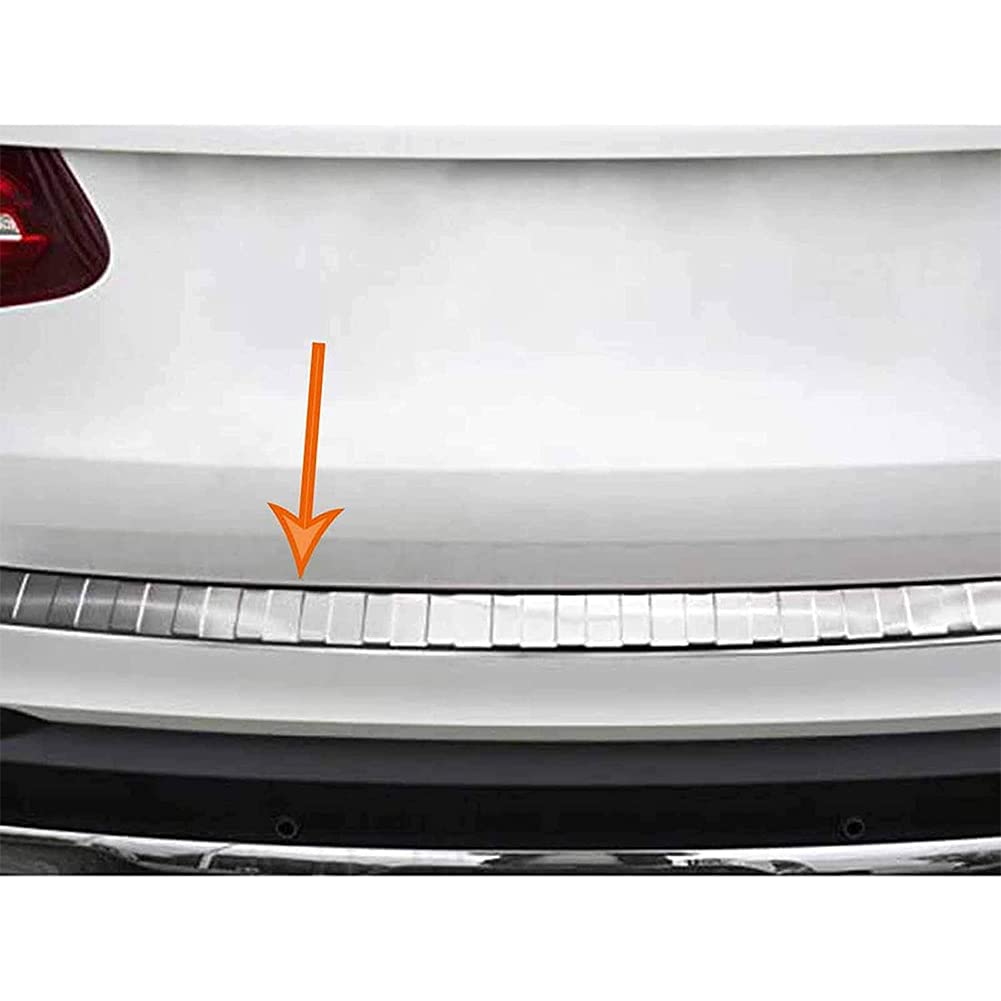 Protezione paraurti posteriore in acciaio inossidabile per Mercedes Ben z GLC 2015-2020 (X253), paraurti auto protezioni antigraffio auto davanzale del bagagliaio piastra di protezione copertura del