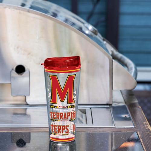 Image of Rico Industries NCAA College Double Wall Mayhem 16oz Or 20oz Tritan Tumbler W Lid