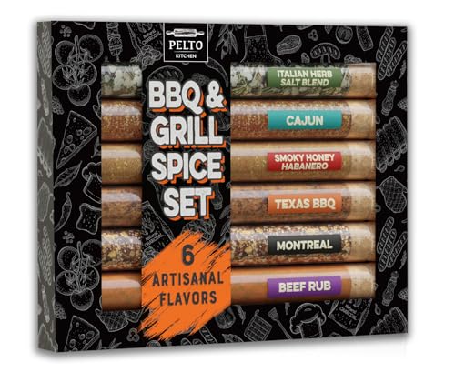 6-Tube Gourmet Spice Blend Gift Box