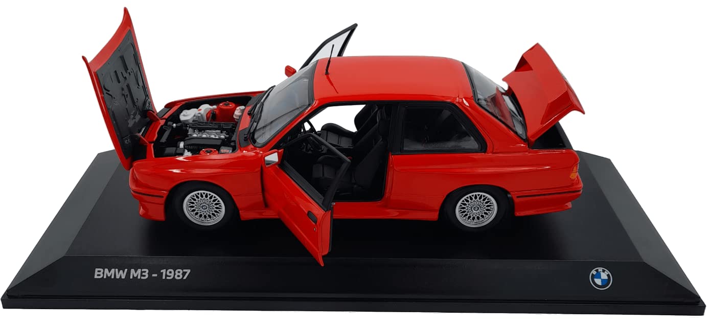 Amazon.com: Minichamps 1/18 3-Series M3 (E30) 1987 Red