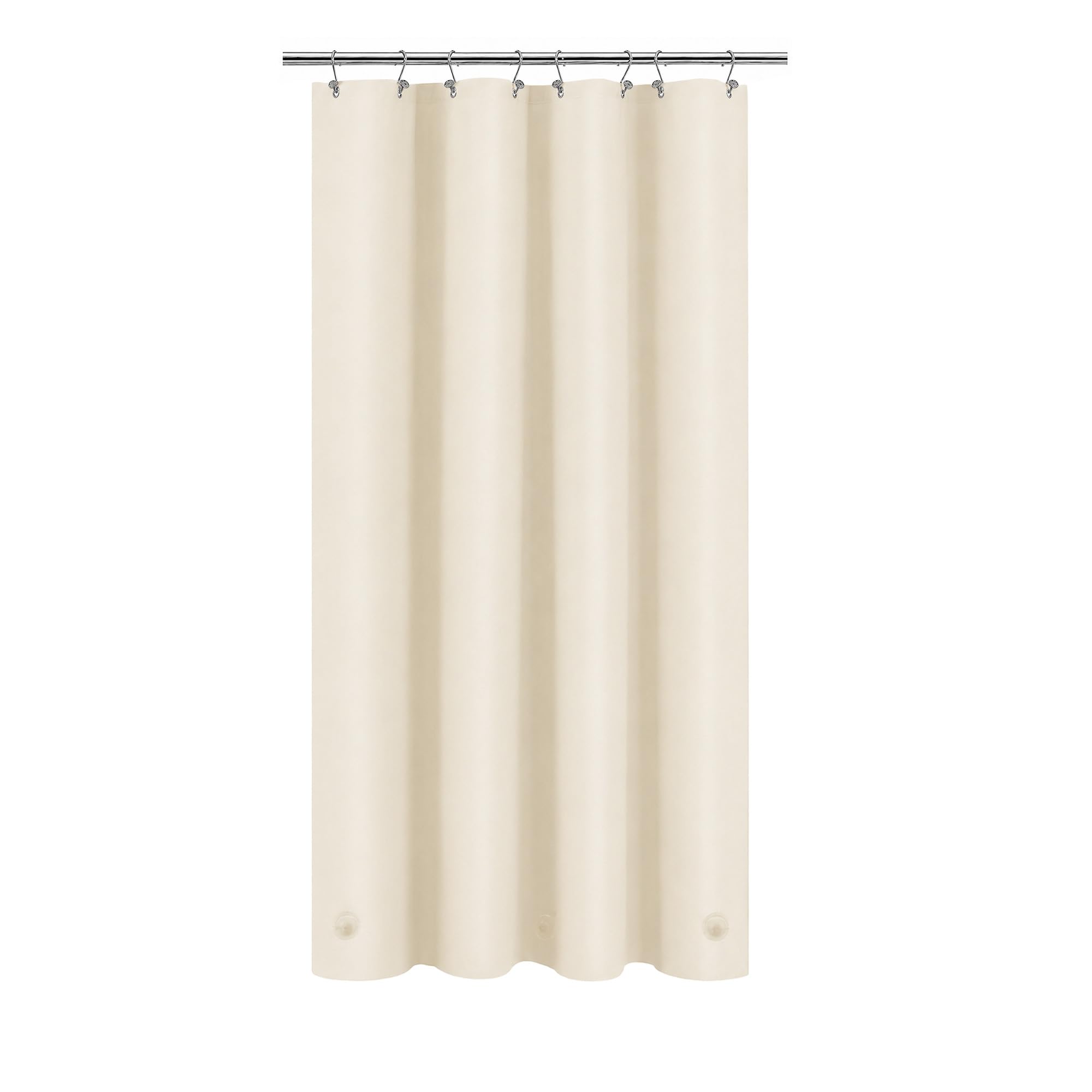 Barossa Design 48x72 Beige Stall Size Shower Curtain Liner