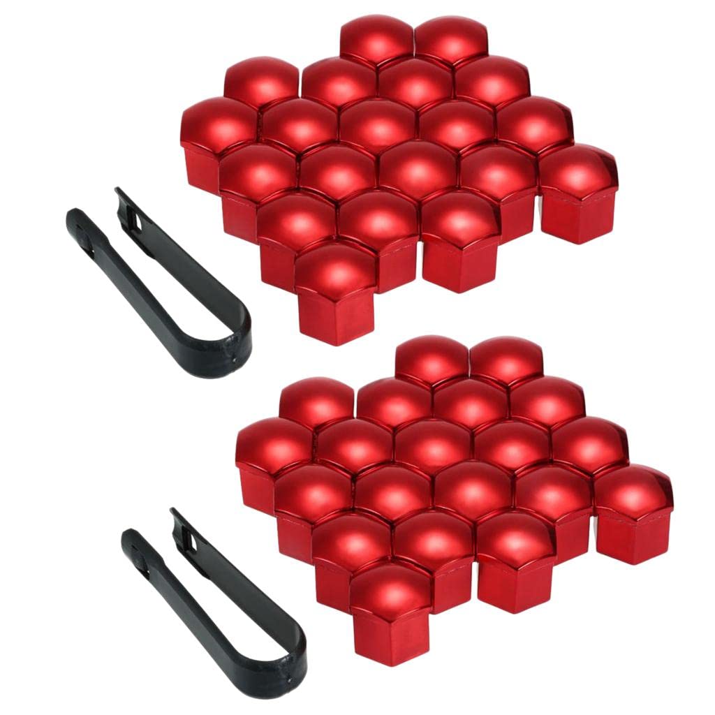 The Style Sutra 40pcs Universal 21mm Wheel Nut Covers Lug Nut Caps Screw Protector Red|Motors | Parts & Accessories | Car & Truck Parts |40 Pieces 21Mm Nut Caps-image-34