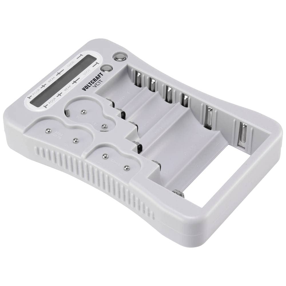 VOLTCRAFT Batterietester VC1T Messbereich (Batterietester) 1,5 V, 3 V, 6 V, 9 V Batterie VC-12613270