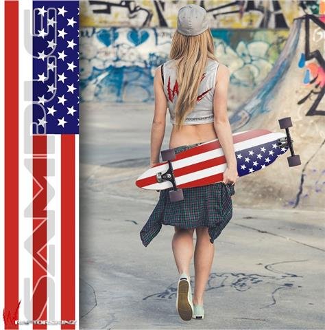Skate T-Tool all in one American Flag - Ghost Boards Skate T-Tool all in one American Flag - Ghost Boards