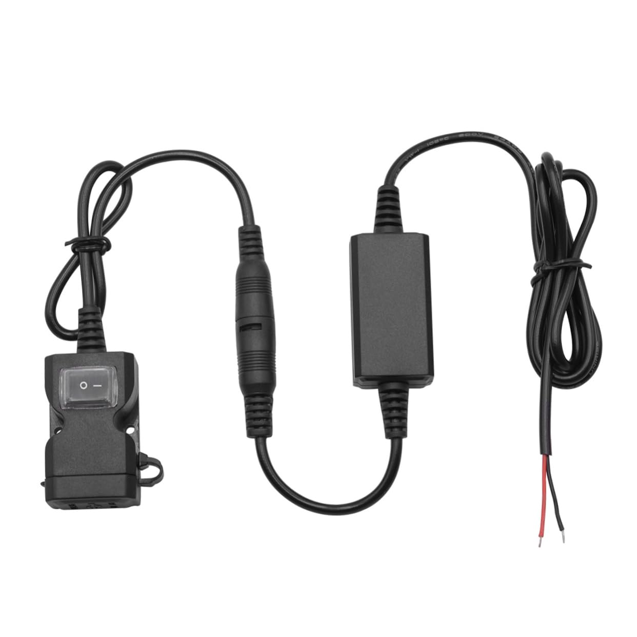 PACKOVE Motorcycle USB Charger Handlebar Rear Mirror with Fast Charging Safe Use 3.1a Power Adapter for 12v Tricycle