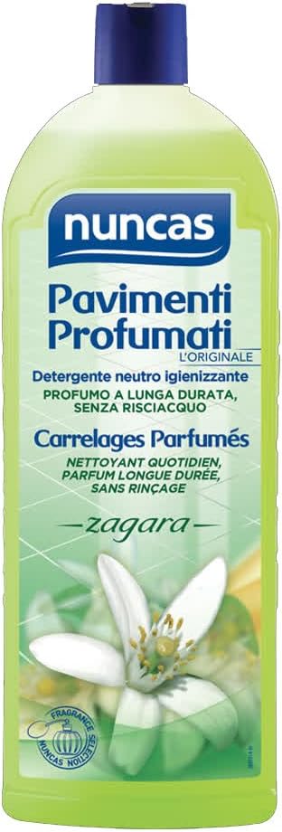 NUNCAS DETERGENTE PAVIMENTI FIORE ZAGARA l 1,00 NUNCAS