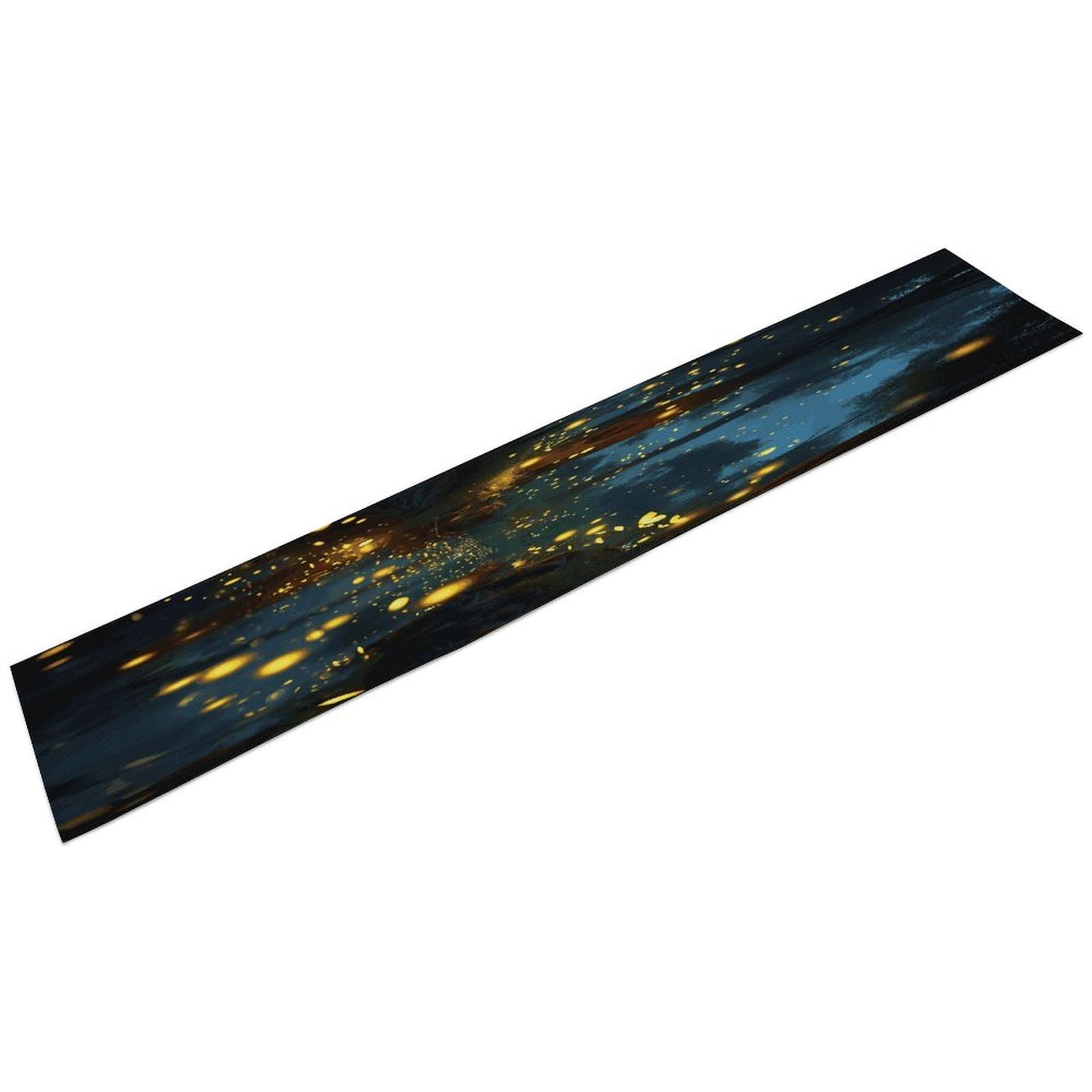 Fireflies Table Runner Classical Linen Dining Cloth Runner Spring Kitchen Table Decoration Seasonal Farmhouse Cloth Runners for Mothers Day Easter Wedding