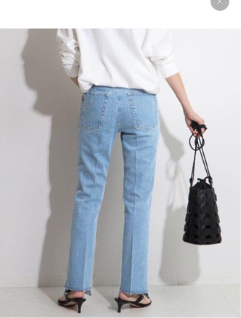 Amazon.co.jp: 5 1/2 BEAUTY-LINE スリットデニム28サイズspick&span  