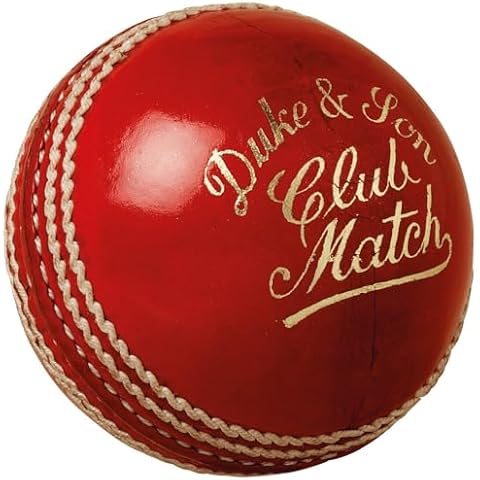 Dukes Club Match Senior Cricket Ball Red Cover