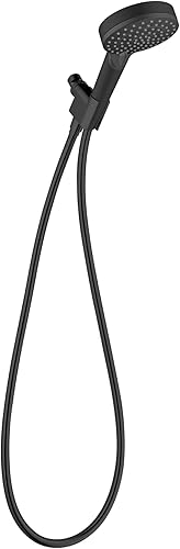 Hansgrohe Vernis Blend - Juego de cabezal de ducha de mano de 4 pulgadas, moderno 3 pulverizadores, IntenseRain con limpieza rápida con manguera en