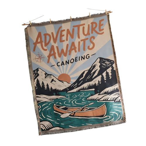 Cartoon Pattern Indoor Decorative Tapestry Sofa Couch Bed Throw Blanket Soft Polycotton for Kids Room Wall Hanging Kids Room Car