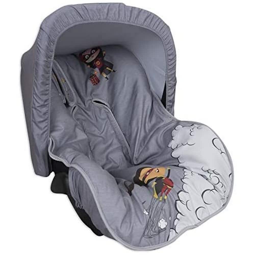 Babyline Héroe Chica – Group 0 Mat with Hood and Harness Cover, Gift, Universal