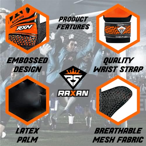 RAXAN Kids Junior Goalkeeper Gloves - Image 4