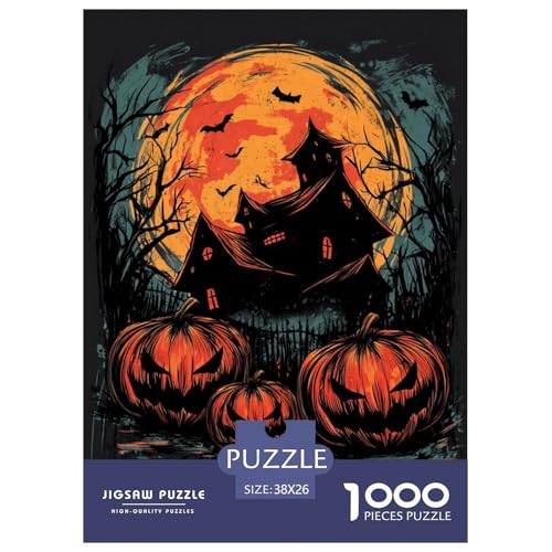 Calabazas Jumbie 1000 Piezas Rompecabezas Juego De Familia Clásico Puzzle Desafío De Color para Adultos Y Niños 38x26cm/1000pcs