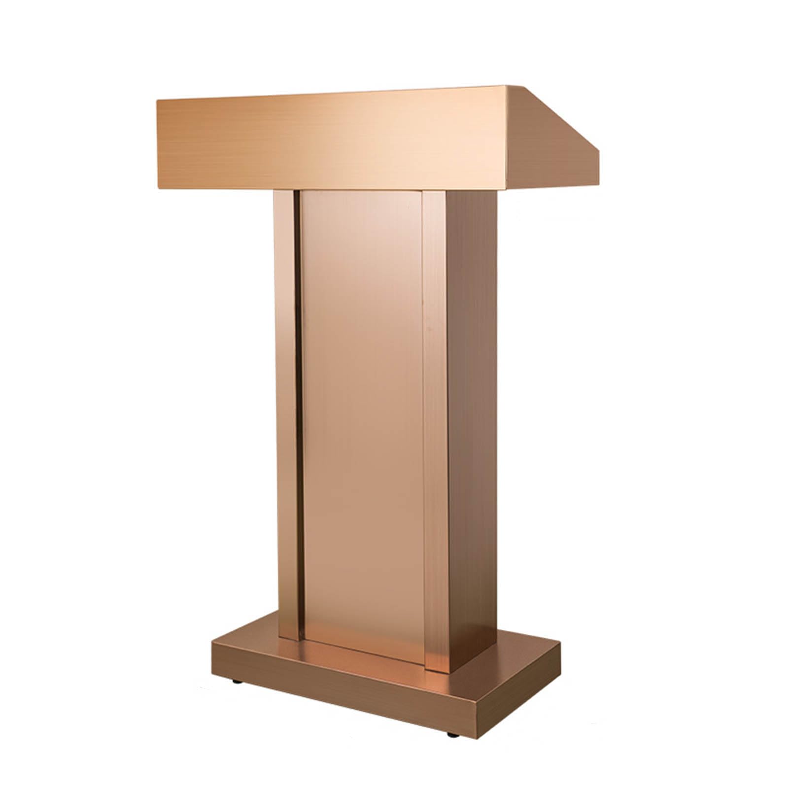 DUANHOZ Professional Presentation Podium Stand, Portable and Modern Design for Church, Classroom, Lecture, Wedding, and Concert Events