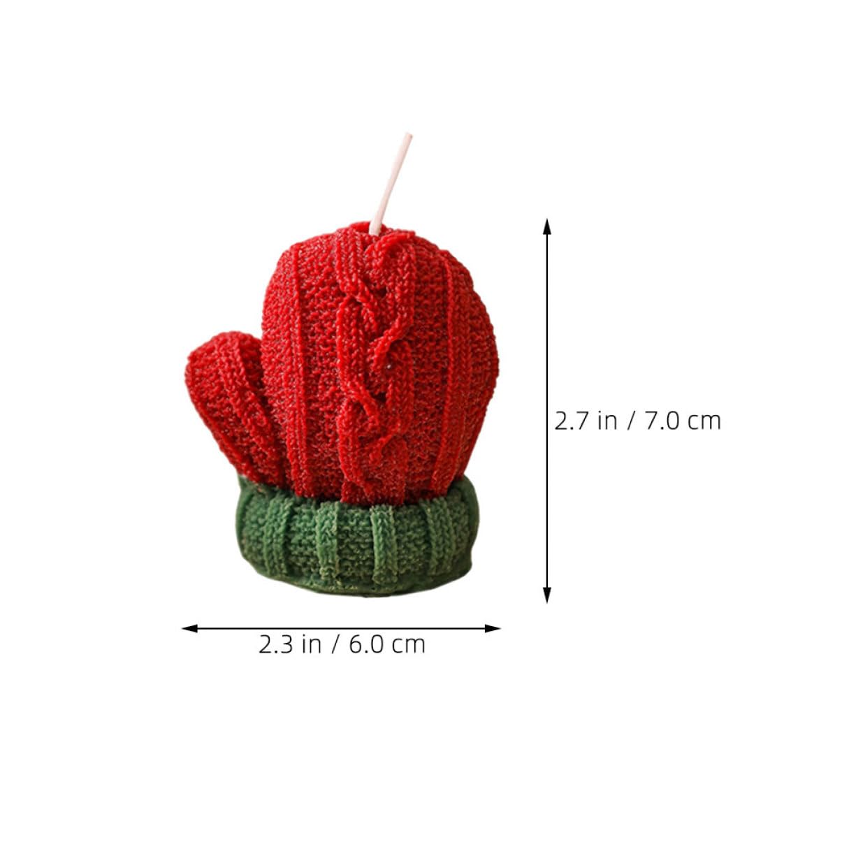 Beavorty 2pcs Glove Shaped Scented Candle Christmas Decor for Home Unique Aromatic and Women Festive Ambiance