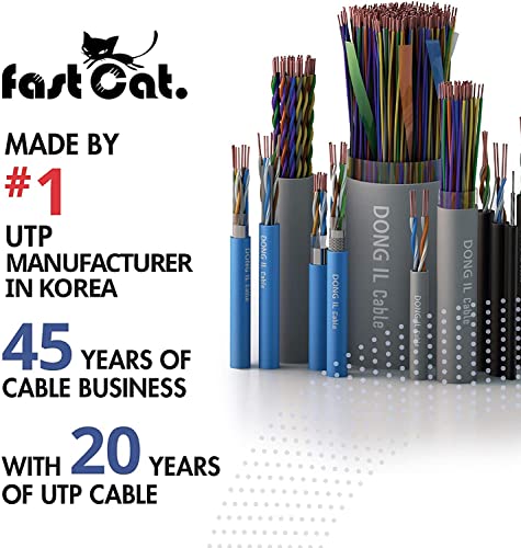 Cable Ethernet Cat5e Outdoor 500ft Fast Cat Negro miniatura 5