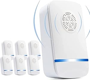 Ultrasonic Pest Repeller Pest Repellent Ultrasonic Plug in Electronic Pest Repeller Pest Reject for Insect Roach Mice Spider Ant Bug Mosquito Repellent for House Garage Warehouse Office (6 Pack)