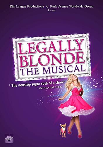 ELITEPRINT BEST UK MUSICAL THEATRE POSTERS LEGALLY BLONDE On 250gsm PRINT MATERIAL ART CARD A4 Reproduction Poster