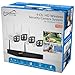 Supersonic SC-5004NVR 4CH 1080P Security Camera System WiFi, Waterproof, 2-Way Audio, Night Vision, App Remote Access, HDMI/VGA Output, 6TB HDD, Built-in Mic & Speaker -Indoor/Outdoor Use