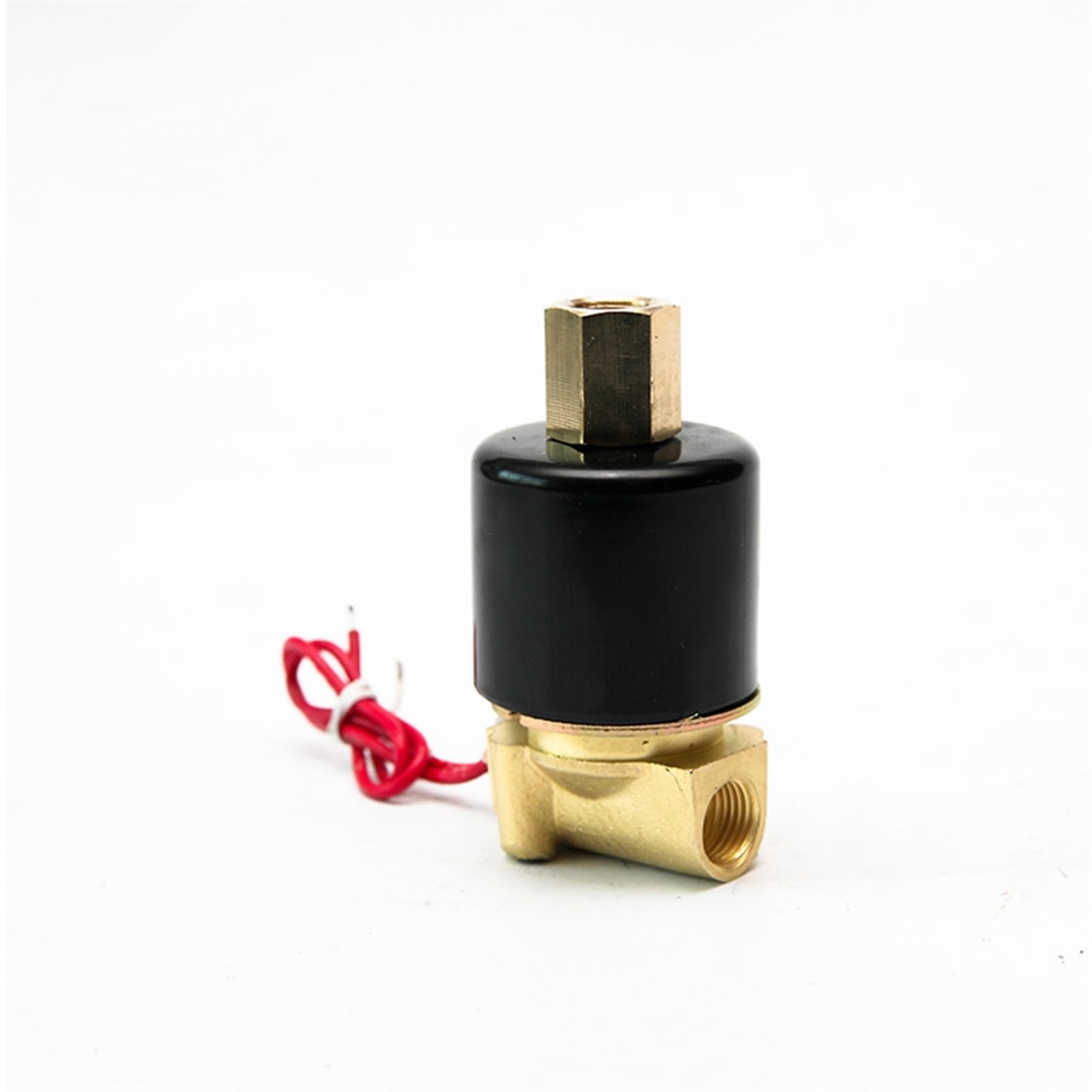 DLTBYWAQZ 1/4" Gas Solenoid Valve Brass Normally Open 24V 12V 220V 110V(NPT-380VAC-EPDM-SEAL)