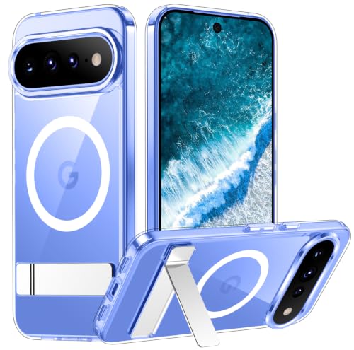 Image of Designed for 11 Pro XL Case 2026, [Built-in Invisible Kickstand][Compatible with MagSafe][Military Grade Shockproof] Slim Translucent Matte Phone Case-Clear