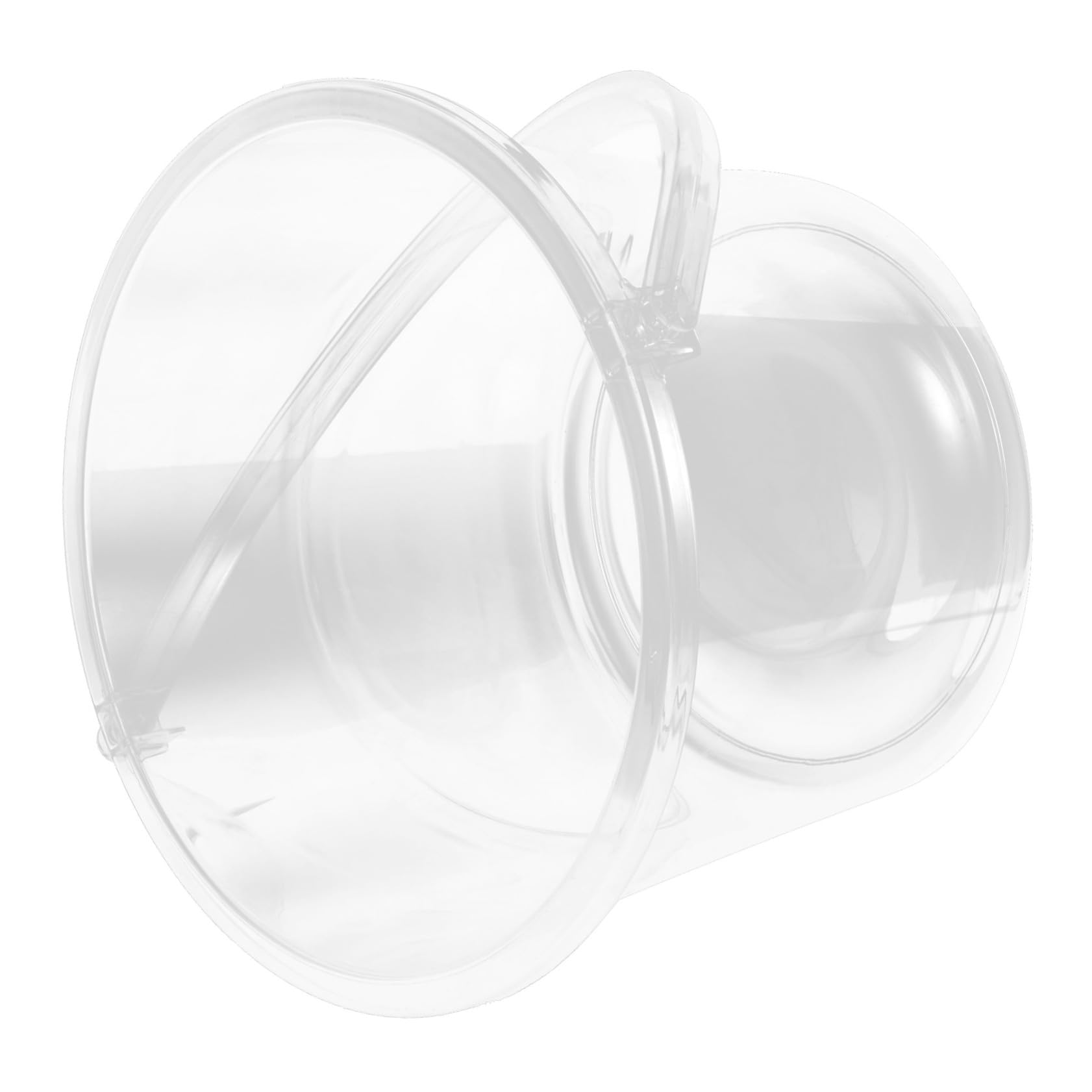 Secchio da Giardinaggio Trasparente con Manico, Plastica, senza Coperchio | Uso Domestico per Lavanderia e Pulizia, Formato Portatile a Elevata Capienza, Riutilizzabile e Versatile