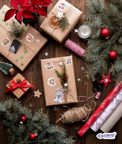 Image of Christmas Stickers - Vinyl Decals | Waterproof Stickers for Laptops, Water Bottles, Bikes