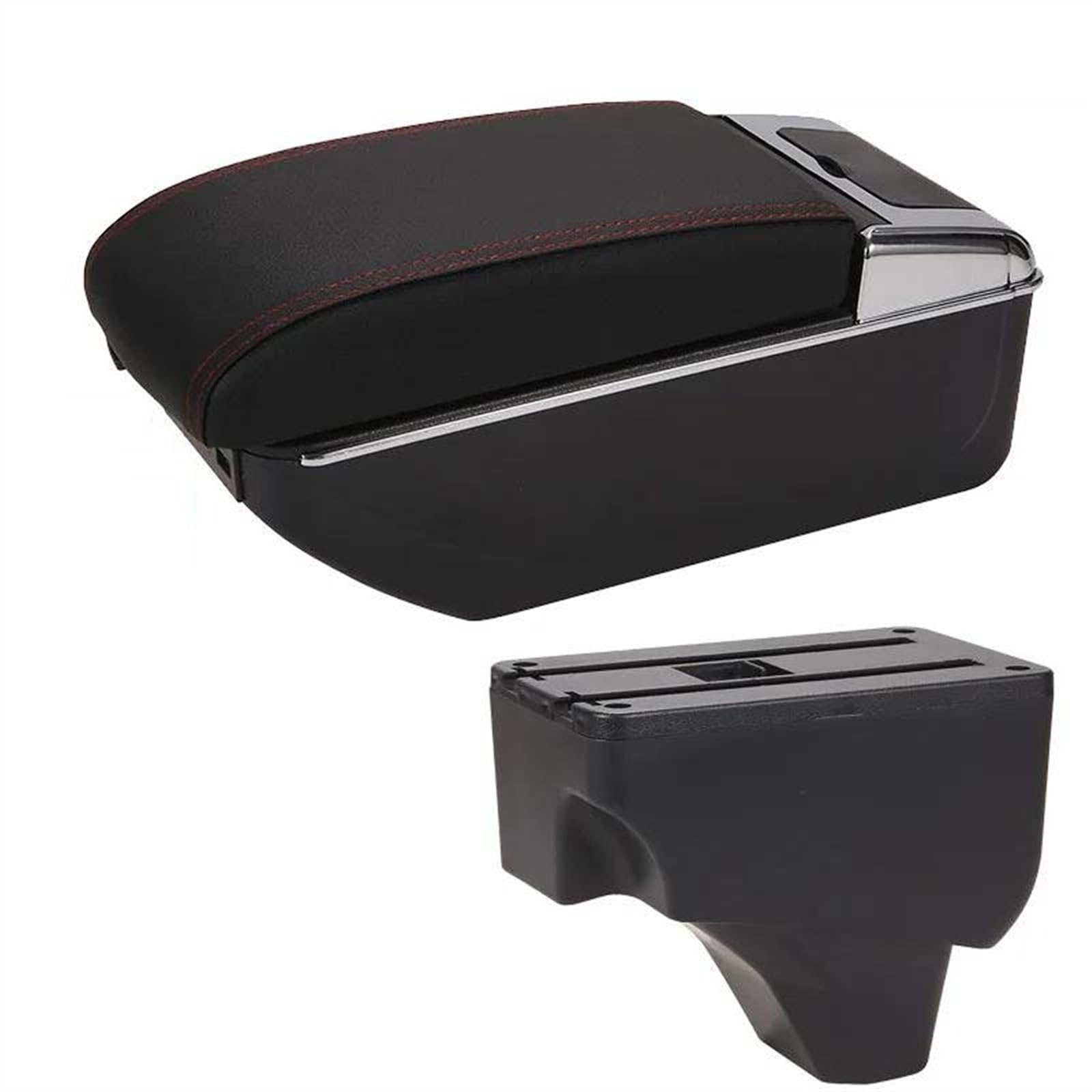 Ysdsls B1 Black Red 7Usb Car Armrest Box 2019-2024 Retrofit Parts Interior Details Storage Accessories For Peugeot 208 2008