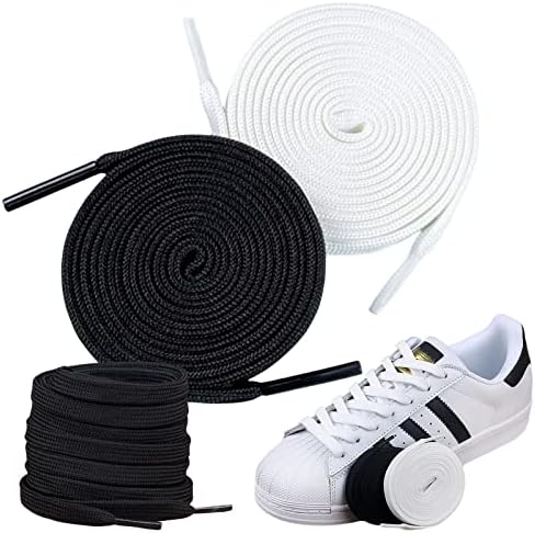 Amazon Zeyas 靴紐 白 平紐 靴ひも 黒 スニーカー シューレース 紐 100cm 1cm 140cm 160cm 無地 おしゃれ スニーカー紐 ローカット ハイカット 運動靴 カジュアルシューズ 登山靴 子供 メンズ レディース 靴の着脱を簡単に Zeyas 靴ひも